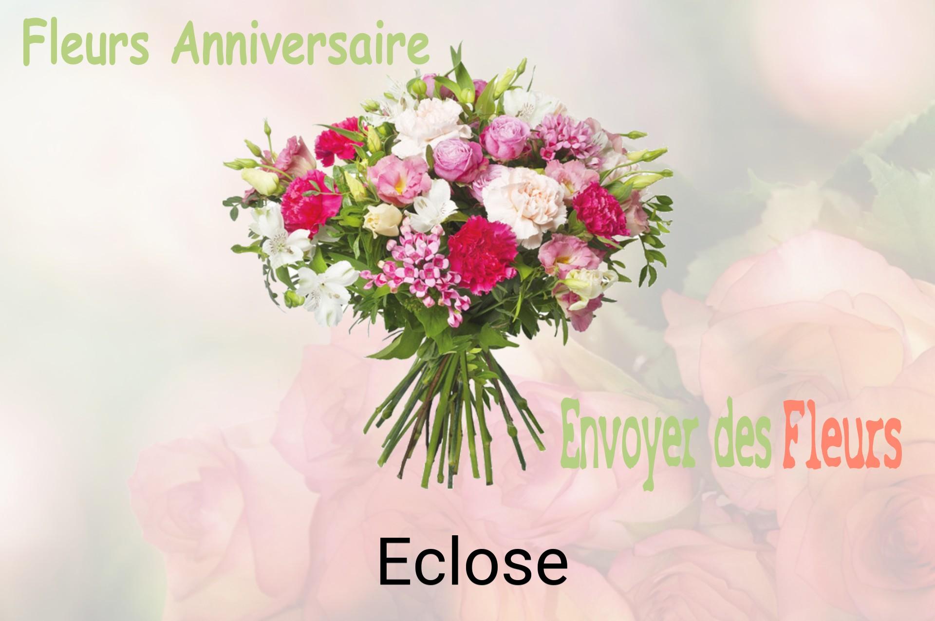Bouquet de fleurs d’anniversaire livré à Eclose