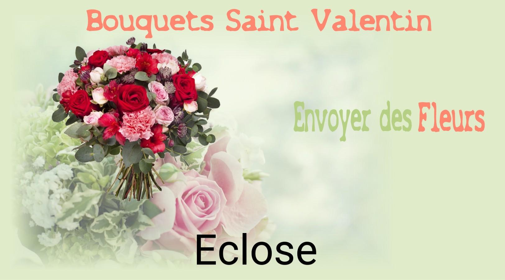 Roses de Saint-Valentin livrées à Eclose